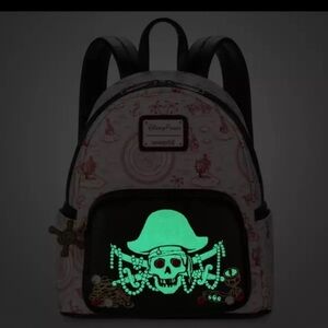Glow-in-the-Dark Disneyland Loungefly Pirates of the Caribbean Backpack NWT